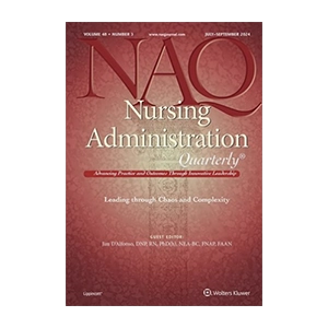 Nursing Administration Quarterly Cover